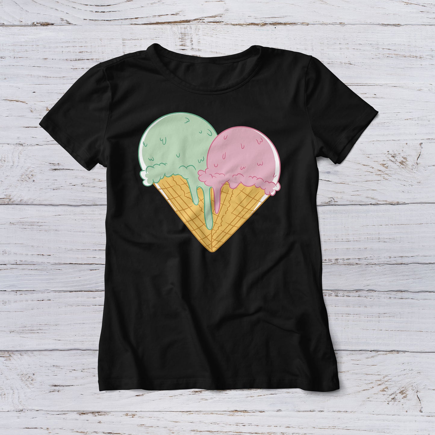 Lootgear - Cartoon World: Eisherz T-Shirt - lootstore.de