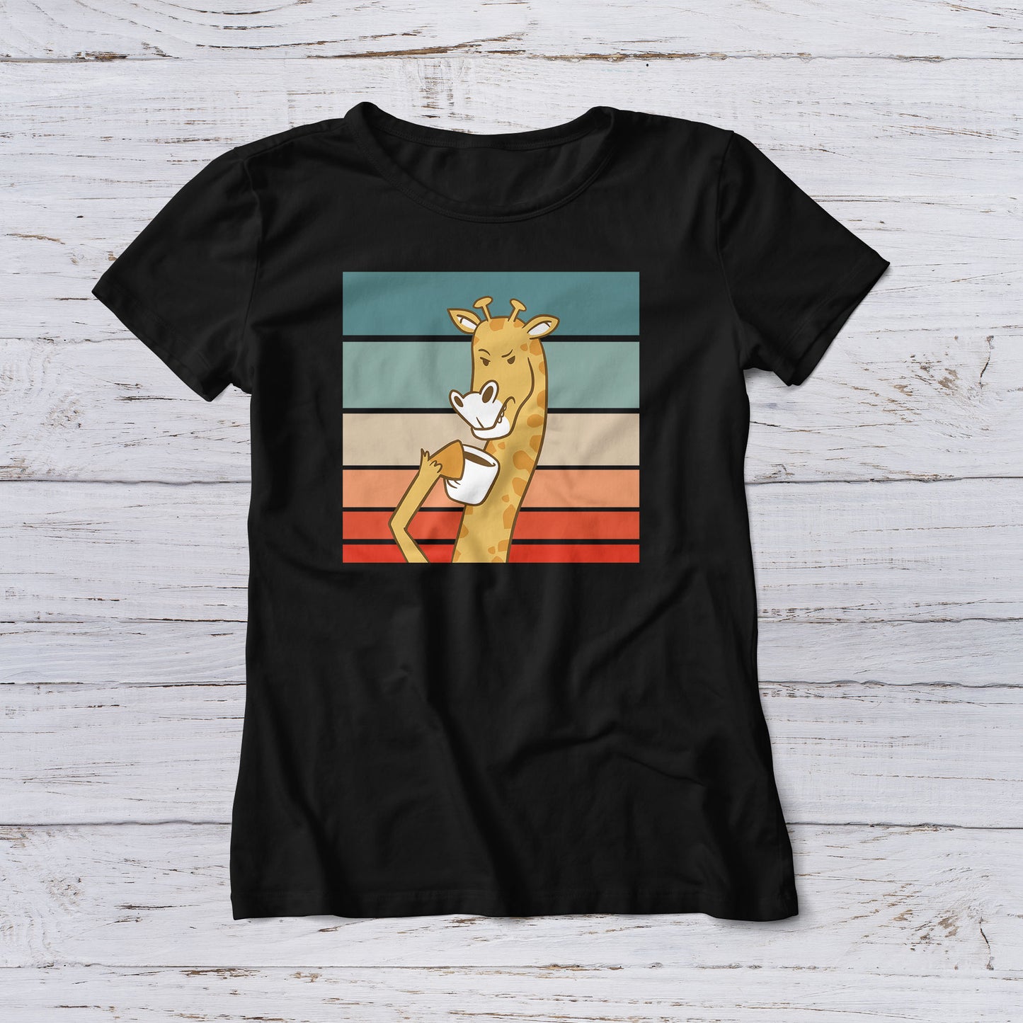 Lootgear - Cartoon World: Kaffeegiraffe T-Shirt