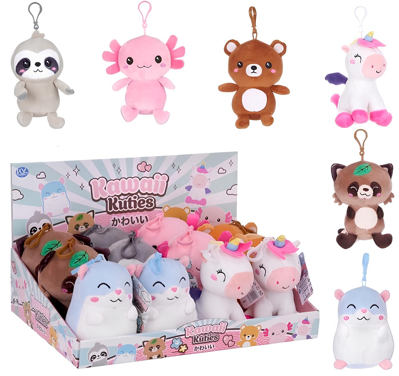 Kawaii Kuties - Plüsch Bagclips / Anhänger: Serie 1