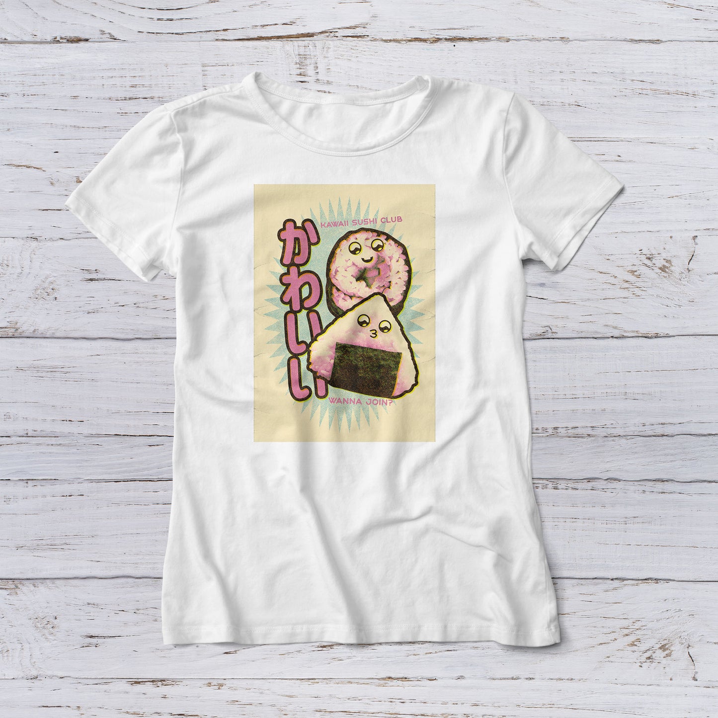 Lootgear - Cartoon World: Kawaii Sushi Club T-Shirt