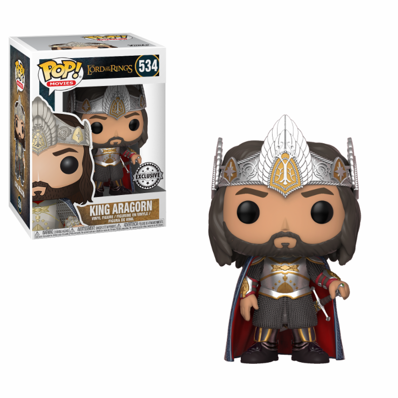 Funko POP! Movies - Herr der Ringe - König Aragorn - lootstore.de