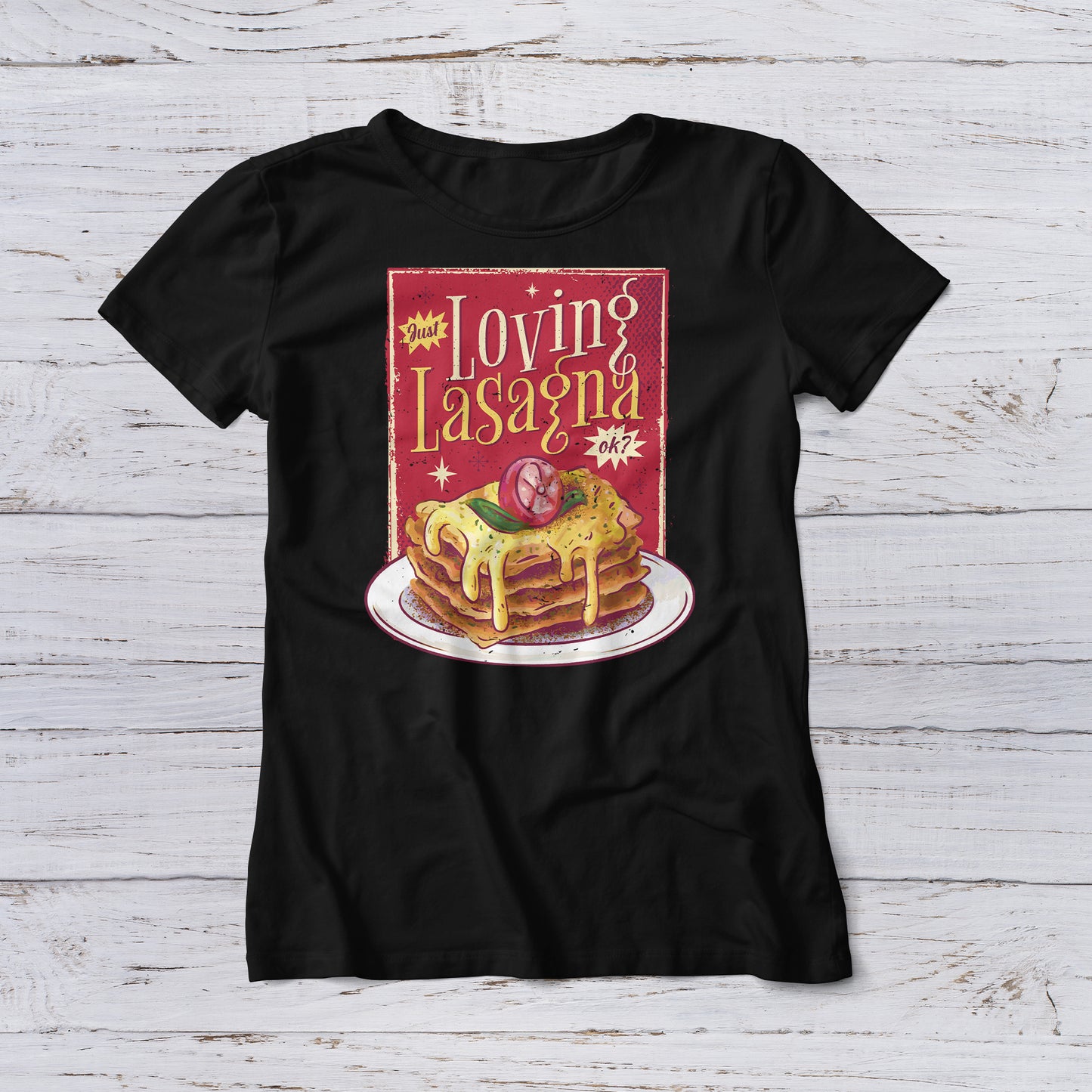Lootgear - Cartoon World: Lasagne Lover T-Shirt