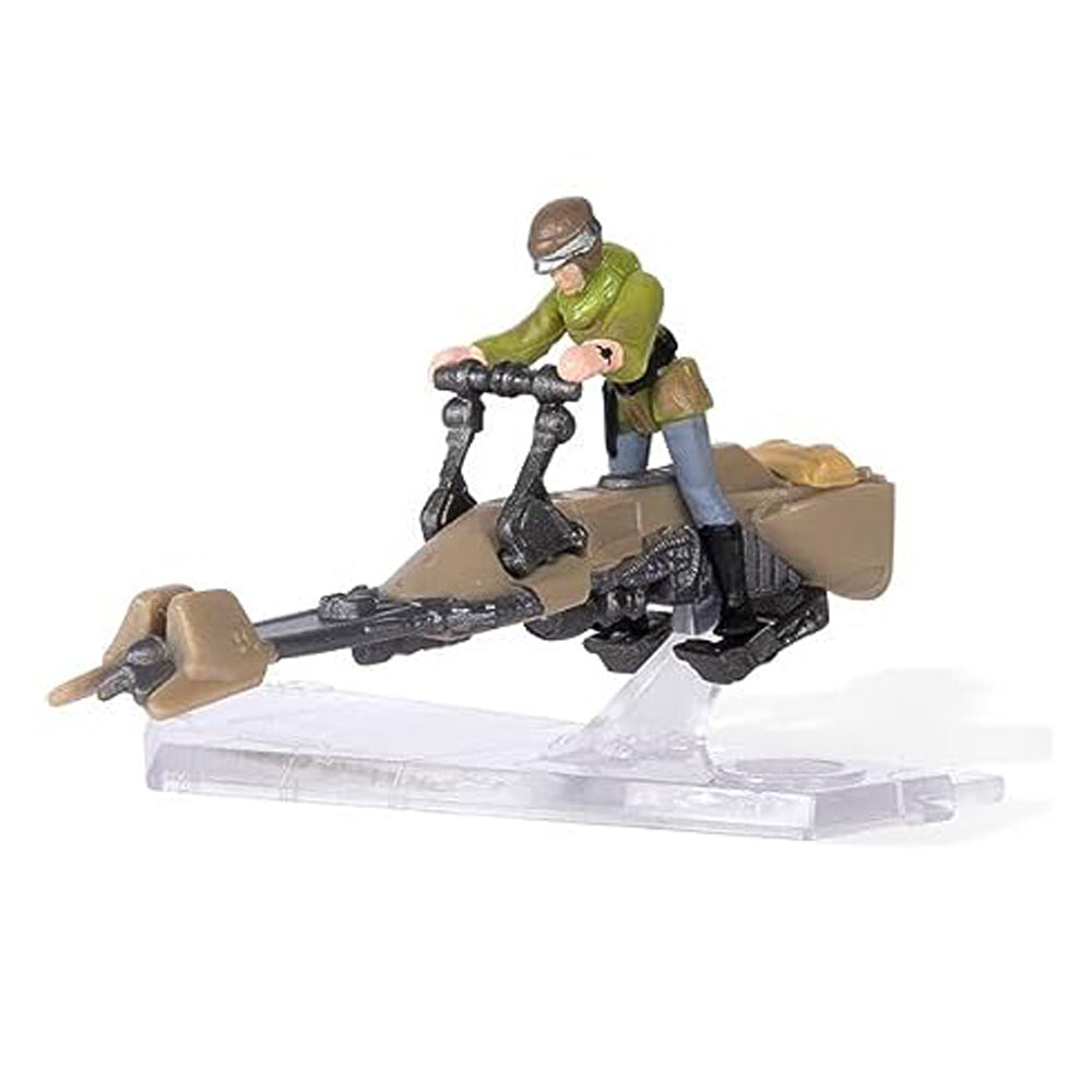 Jazwares - Star Wars Micro Galaxy Squadron S2: Imperial Speeder Bike Princess Leia