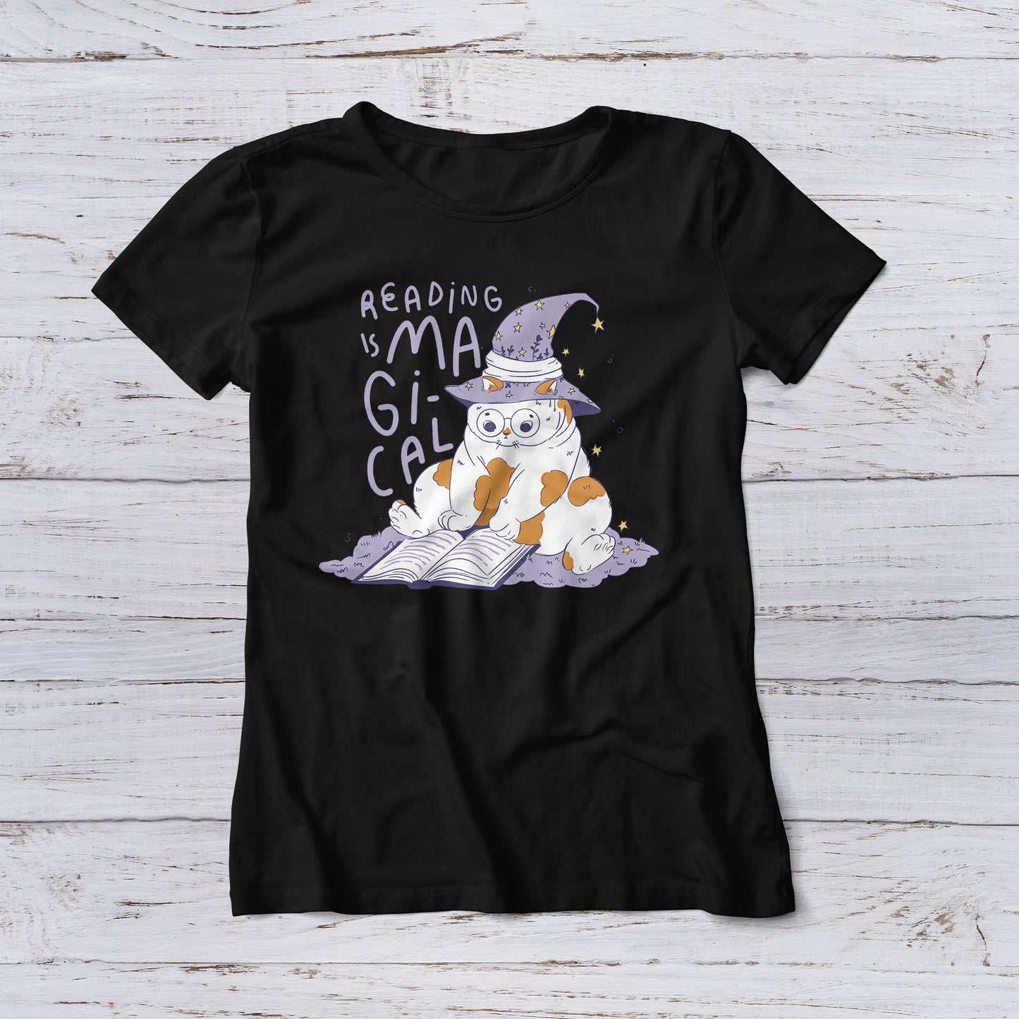 Lootgear - Fantasy World: Magical Cat T-Shirt