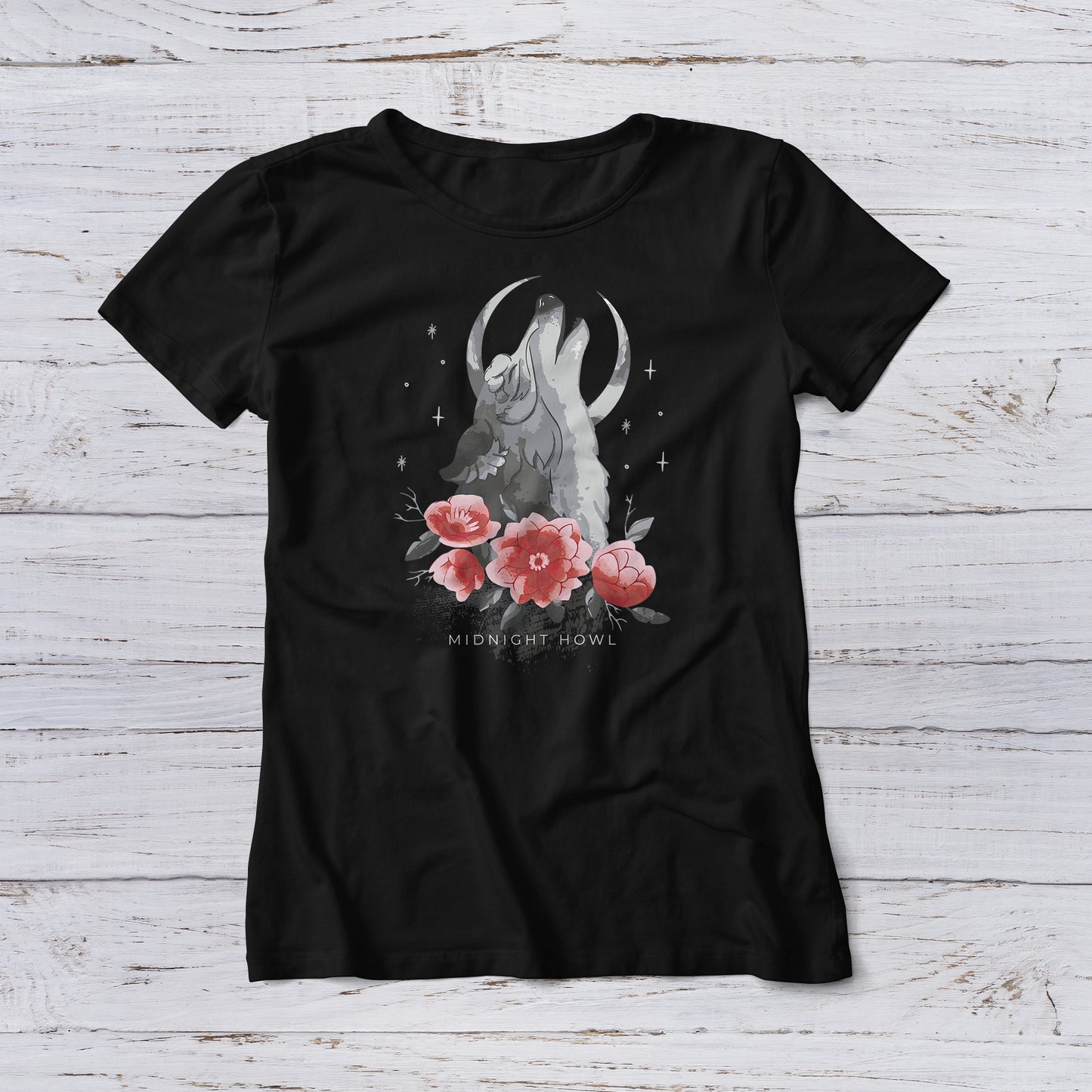Lootgear - Fantasy World: Midnight Howl T-Shirt
