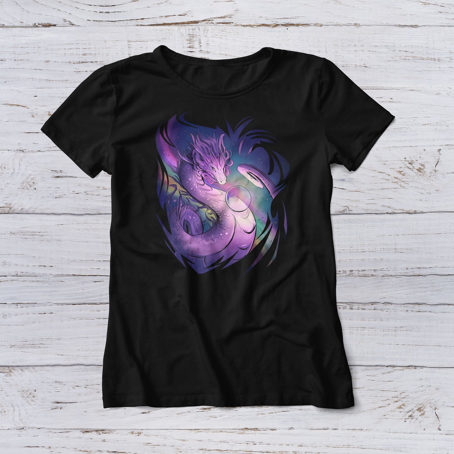 Lootgear - Fantasy World: Mythical Dragon Creature T-Shirt - lootstore.de