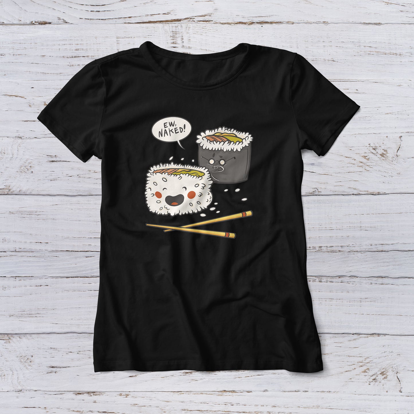 Lootgear - Cartoon World: Naked Sushi T-Shirt