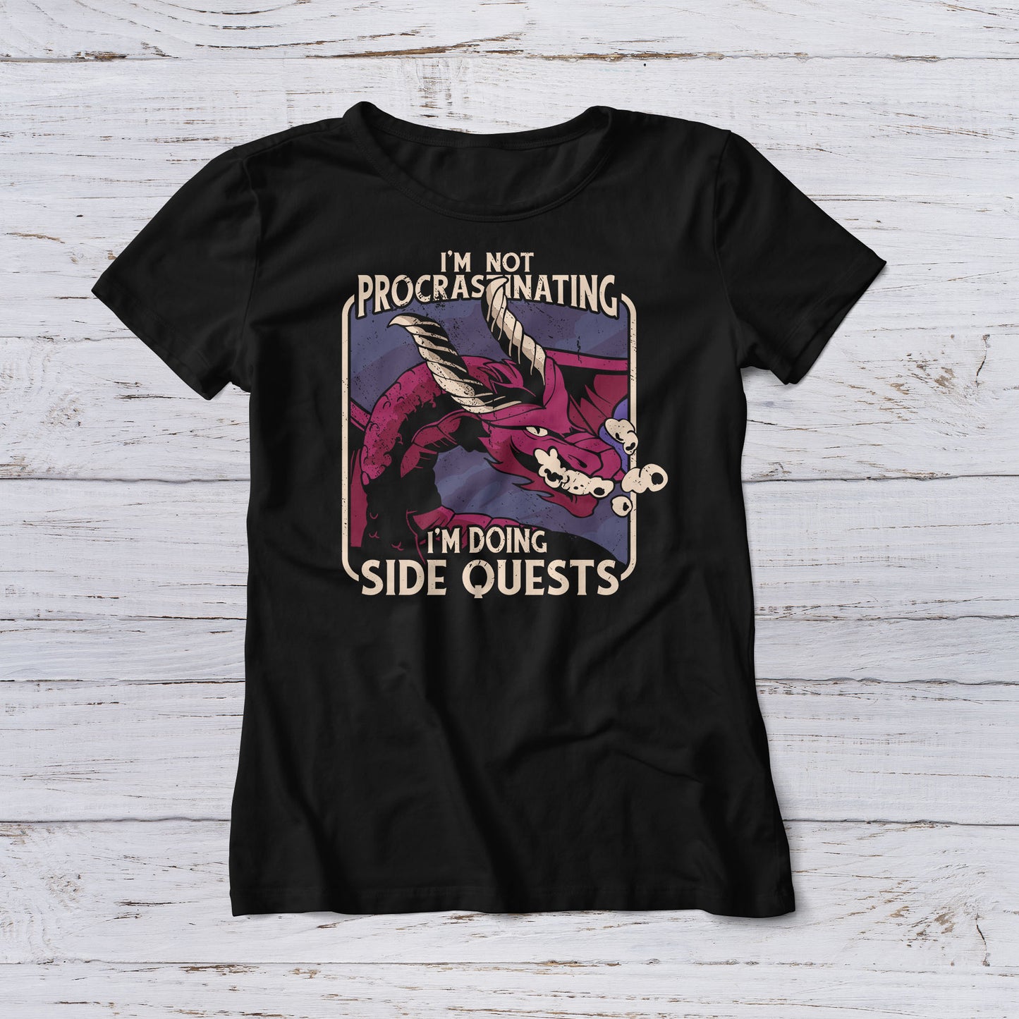 Lootgear - Gaming: Drache I'm Not Procrastinating T-Shirt - lootstore.de