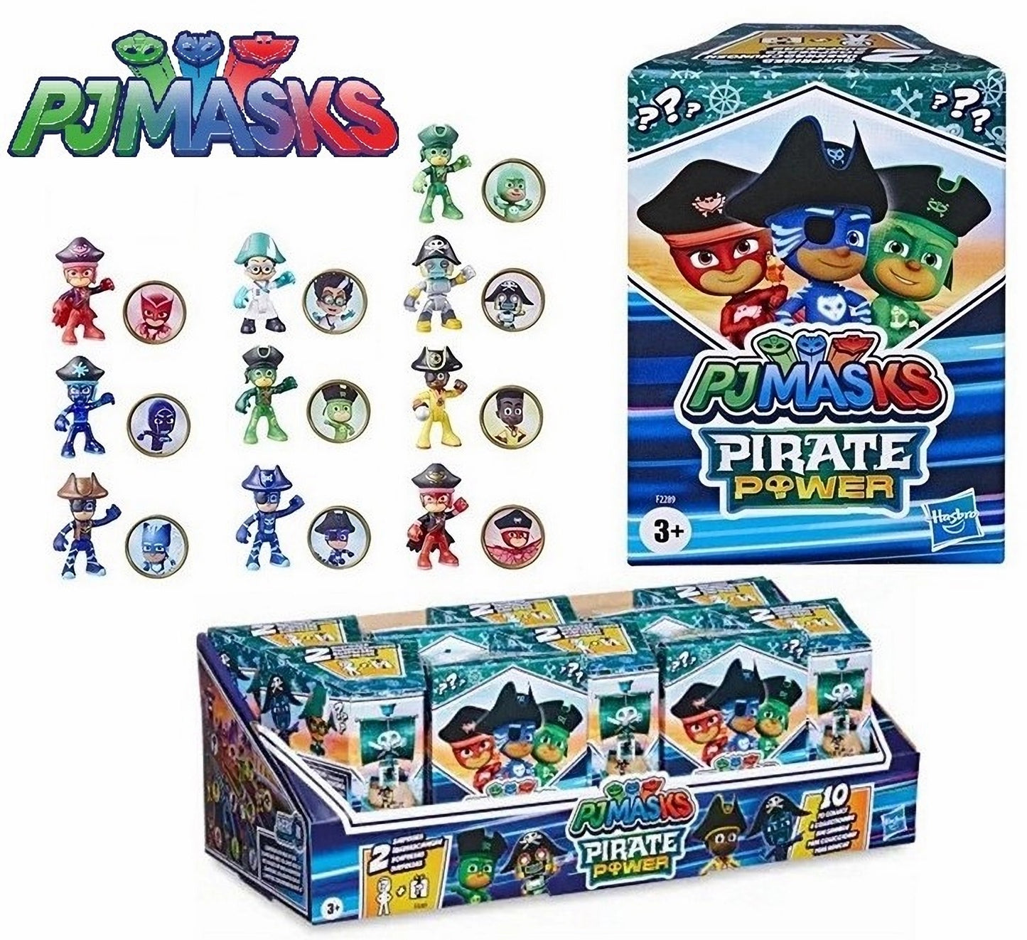 Hasbro - PJ Masks Pirate Power: Mini Actionfiguren Blindboxen - lootstore.de