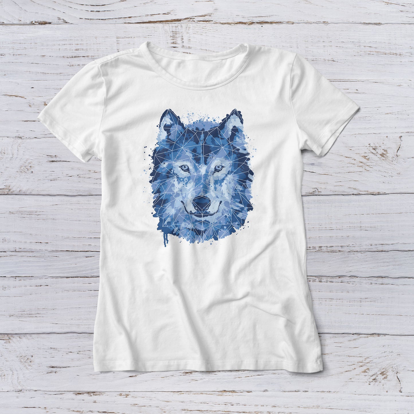 Lootgear - Fantasy World: Polygon Wolf T-Shirt - lootstore.de