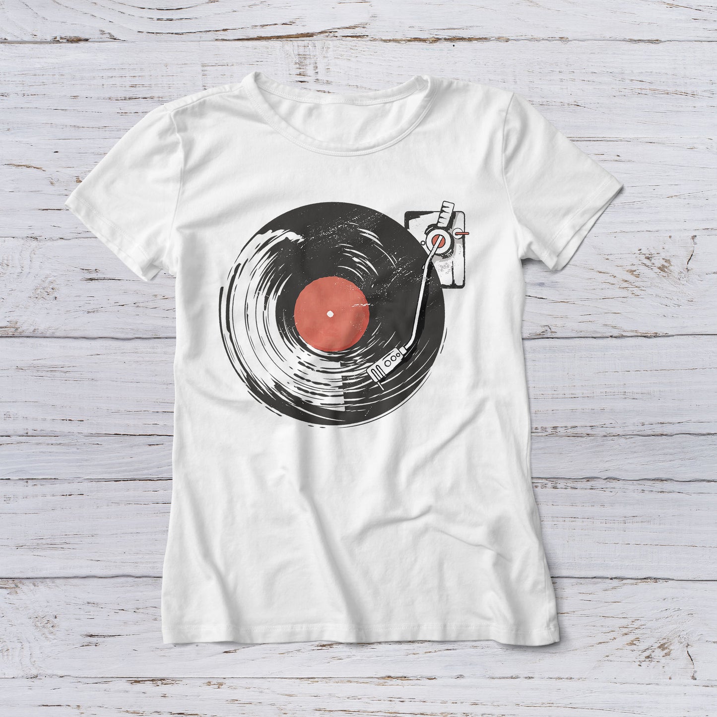 Lootgear - Cartoon World: Record Player T-Shirt - lootstore.de