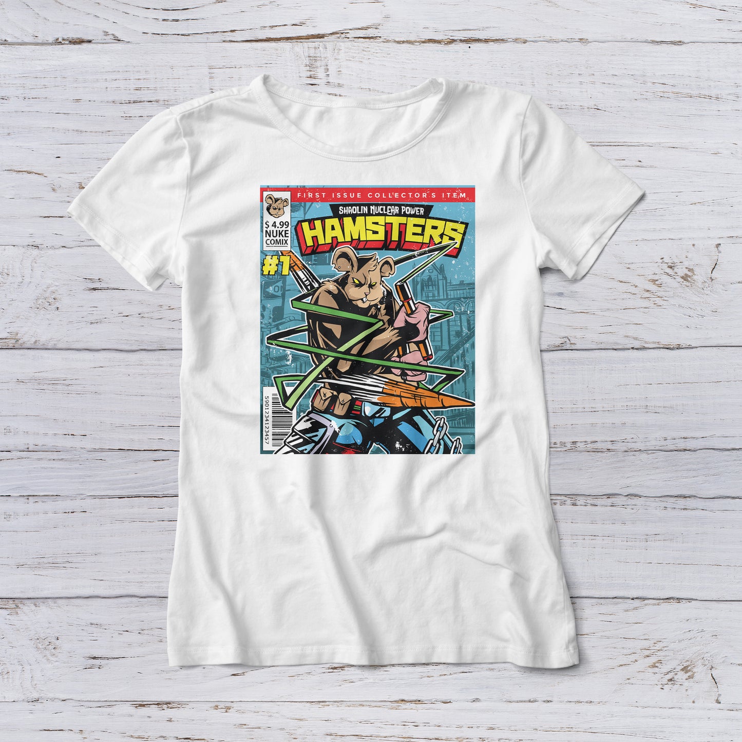 Lootgear - Cartoon World: Shaolin Hamsters from Mars T-Shirt