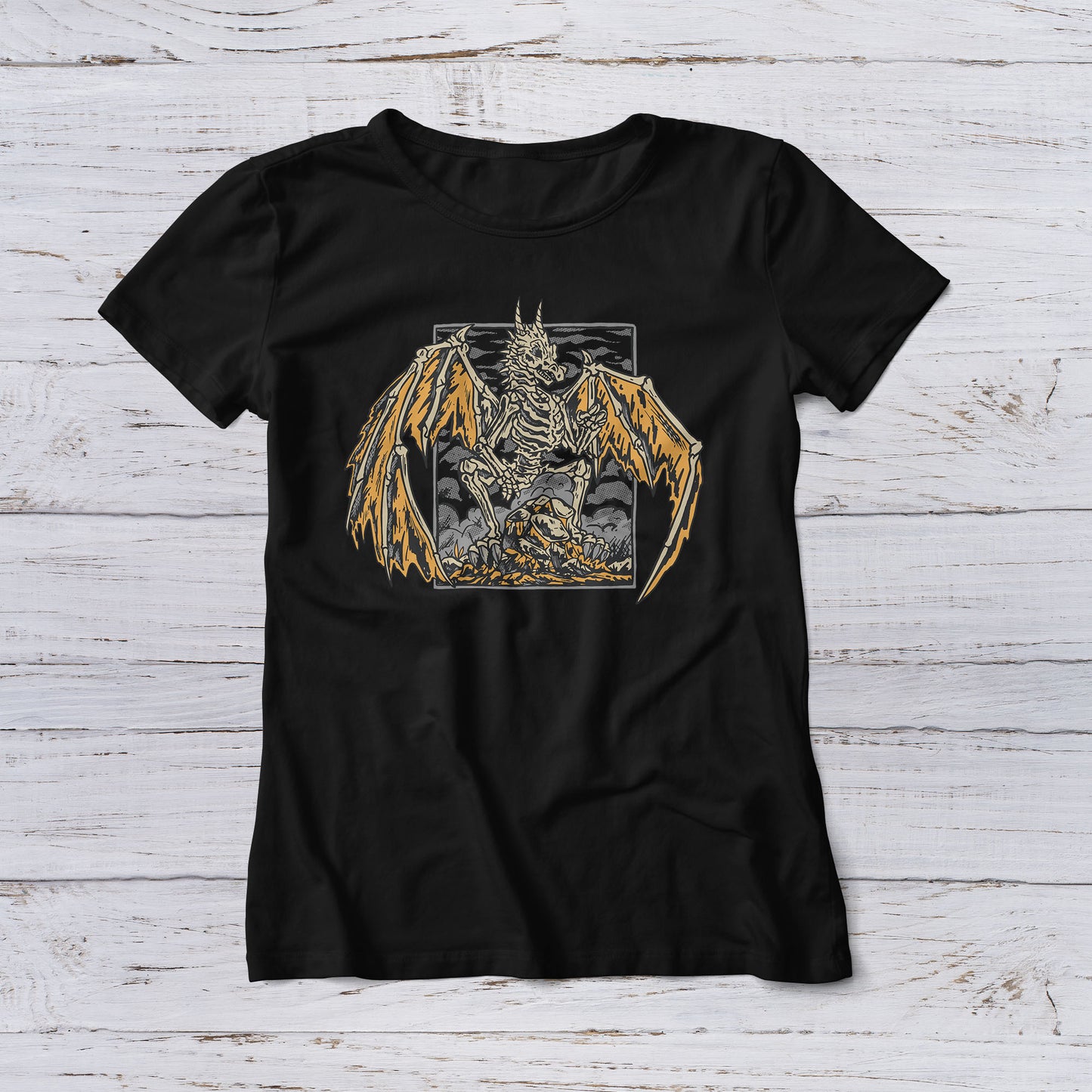 Lootgear - Fantasy World: Skelettdrache T-Shirt - lootstore.de
