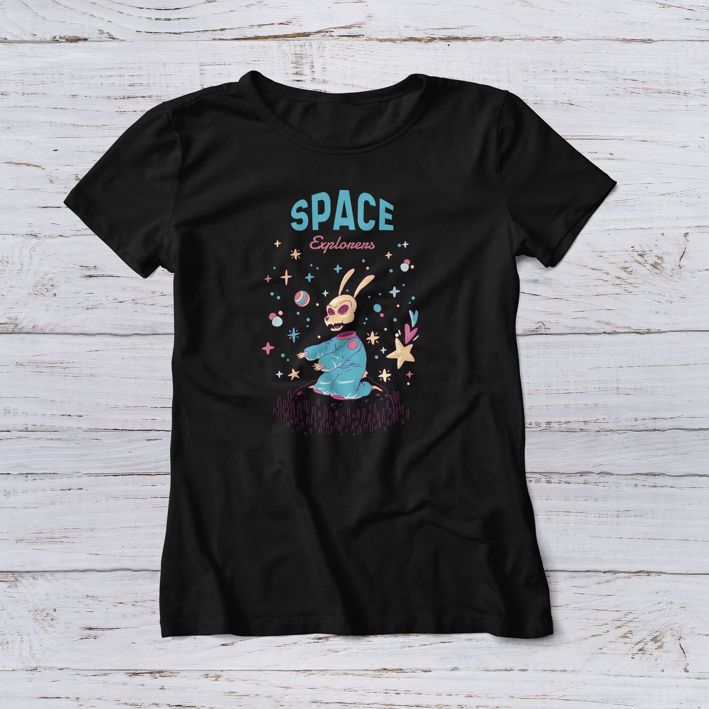 Lootgear - Cartoon World: Space Explorer T-Shirt - lootstore.de