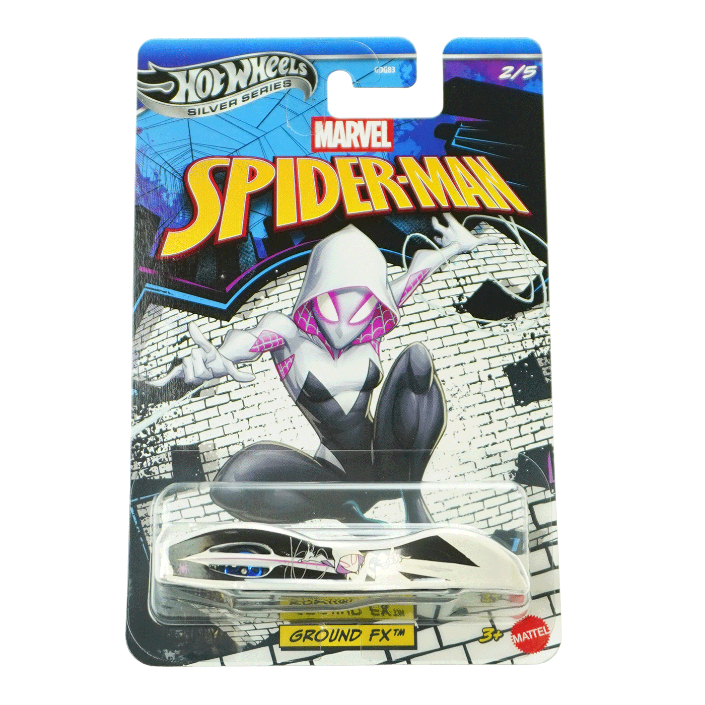 Hot Wheels - Spider-Man Silver Series: Ground FX Gwen