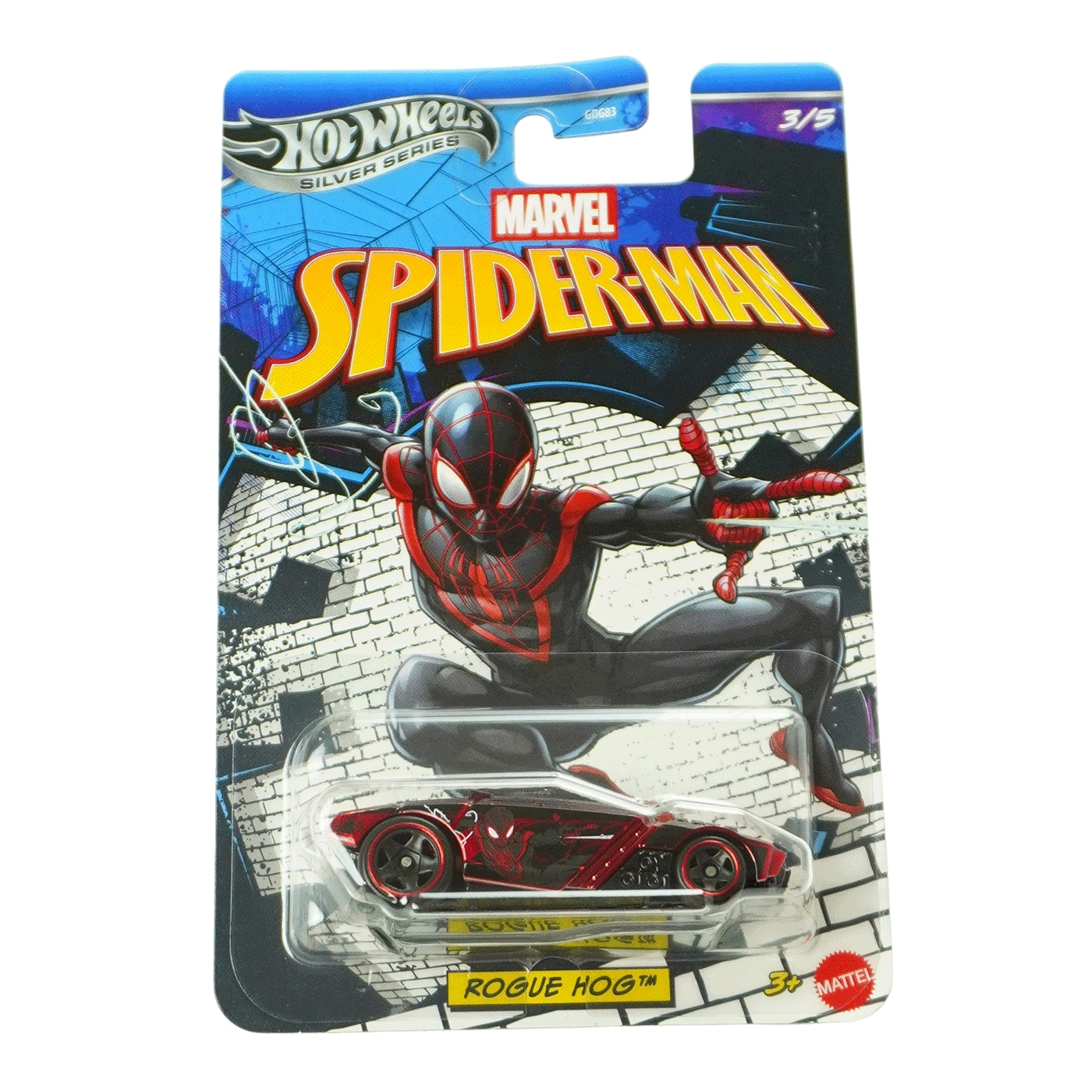 Hot Wheels - Spider-Man Silver Series: Rogue Hog Miles Morales