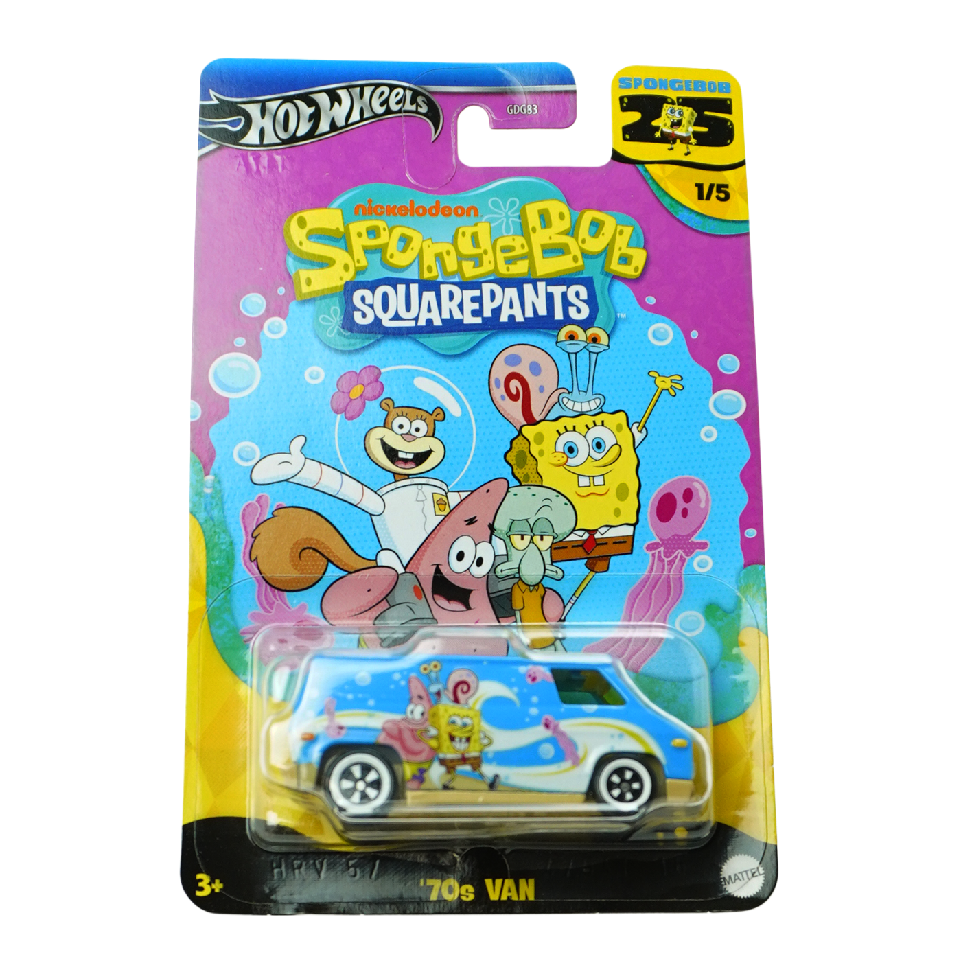 Hot Wheels - SpongeBob Silver Series: 70s Van