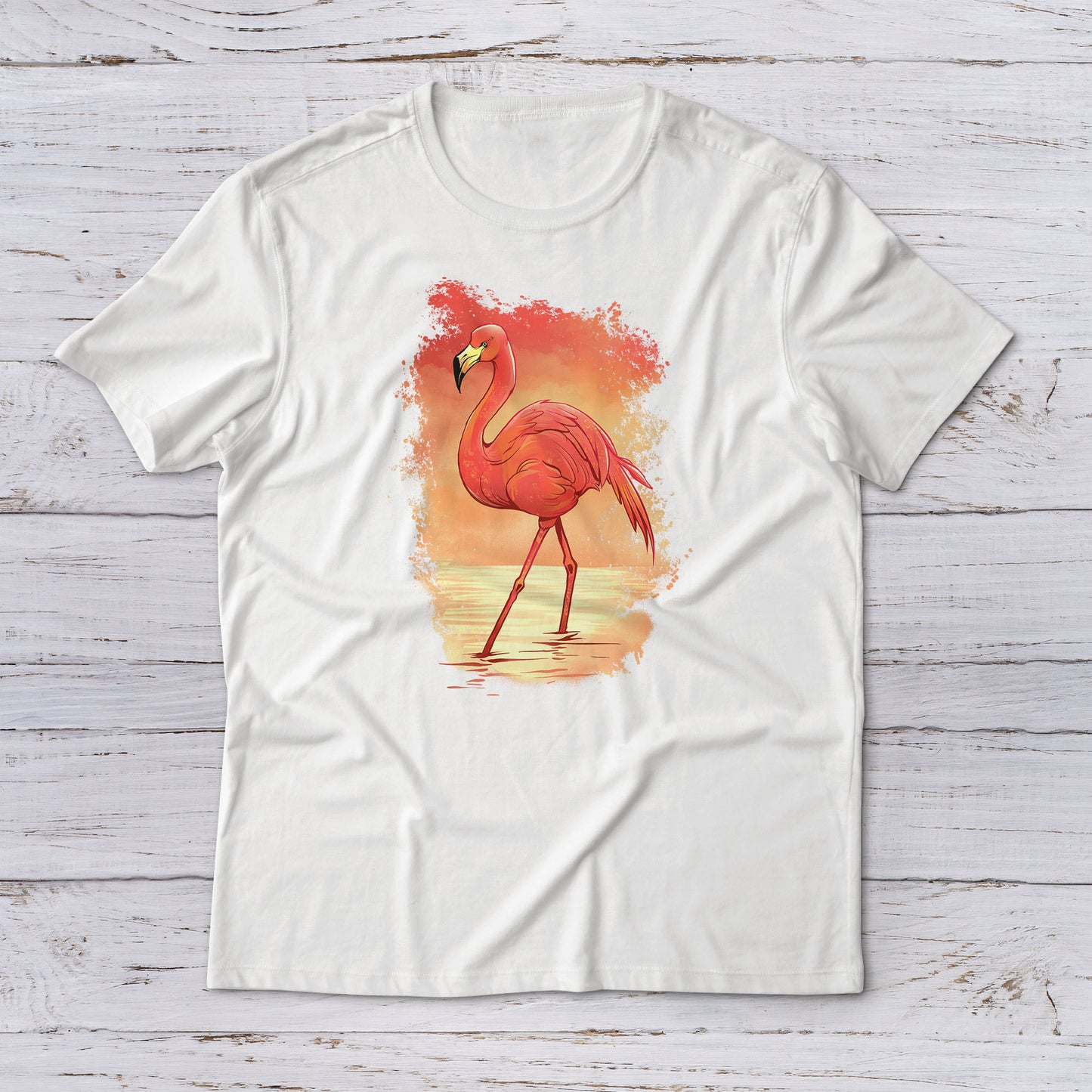Lootgear - Fantasy World: Flamingo Sunset T-Shirt - lootstore.de