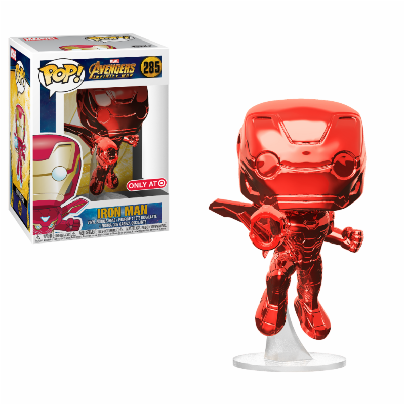 Funko POP! Marvel - Infinity War: Red Chrome Iron Man - lootstore.de