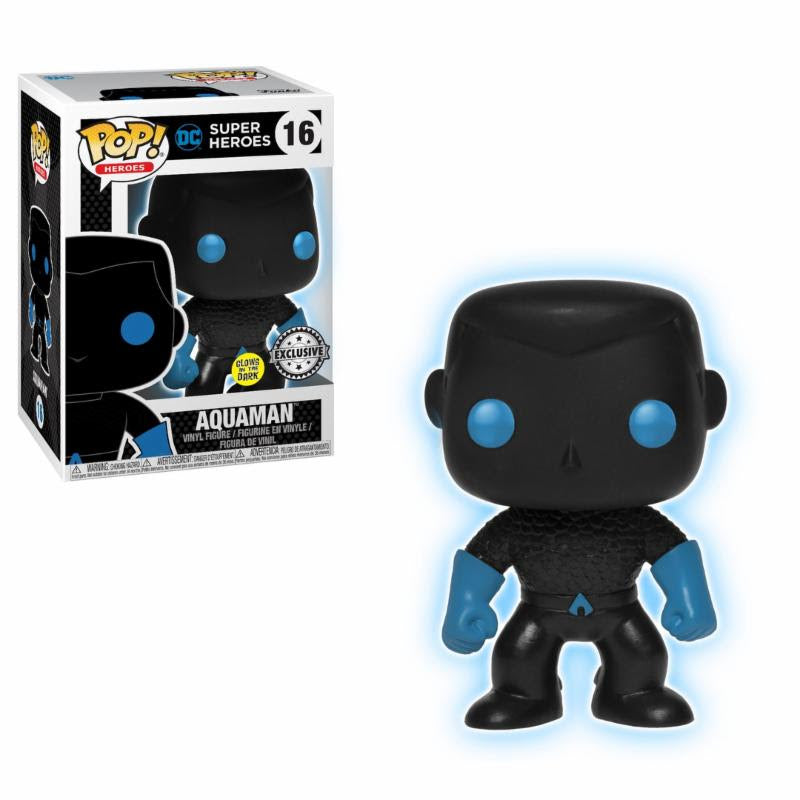 Funko POP! Heroes - Justice League: Aquaman Silhouette GITD - lootstore.de