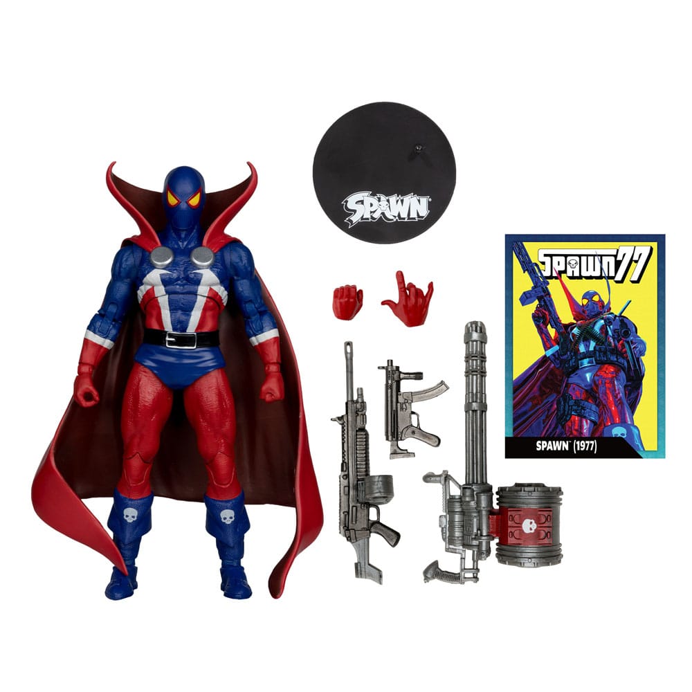 McFarlane - Spawn: Spawn 77 Actionfigur (Platinum Chase Blue)