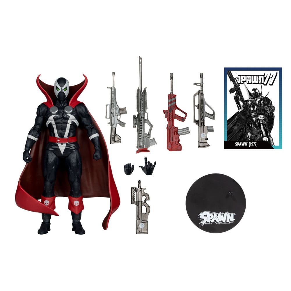 McFarlane - Spawn: Spawn 77 Actionfigur (Platinum Chase Black)