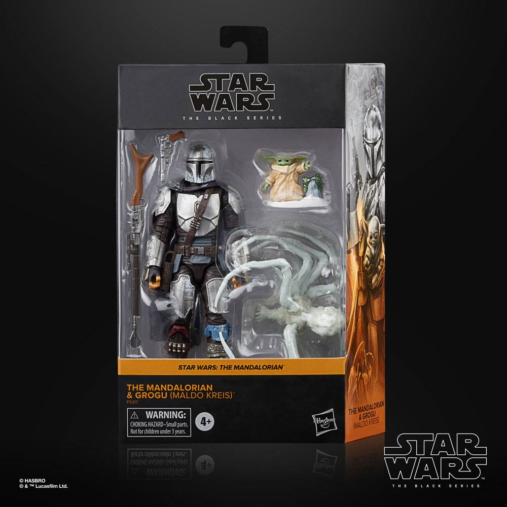 Hasbro - Star Wars The Mandalorian Black Series: Mandalorian & Grogu (Maldo Kreis)