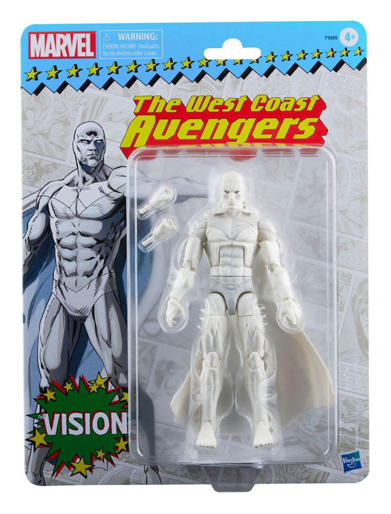 Hasbro - Marvel Legends Retro Collection Series Actionfigur 2022: Vision (West Coast Avengers) 15 cm