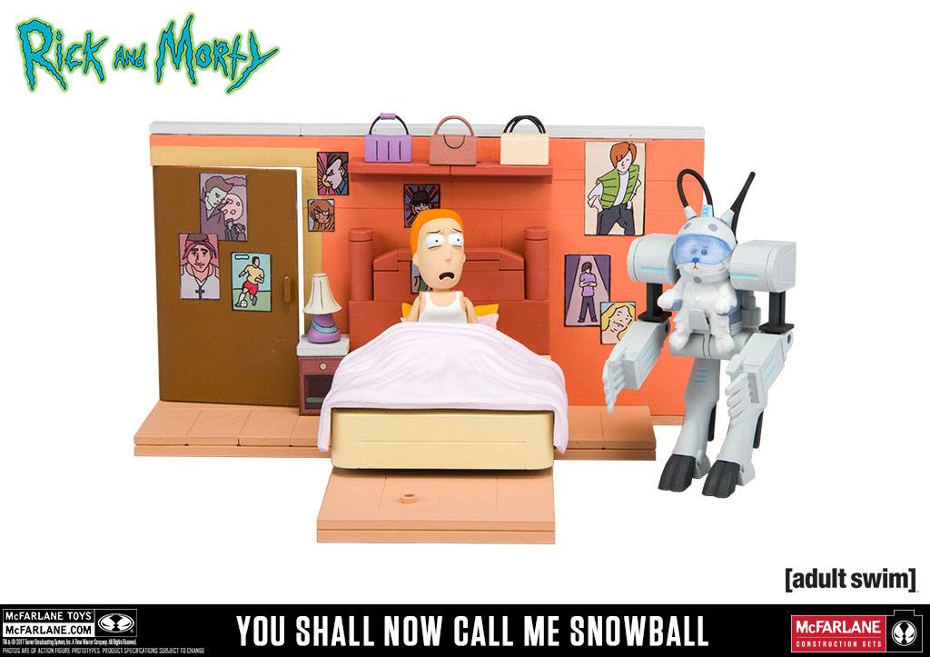 McFarlane - Rick and Morty Small Bauset: Call Me Snowball (ca. 109 Teile)