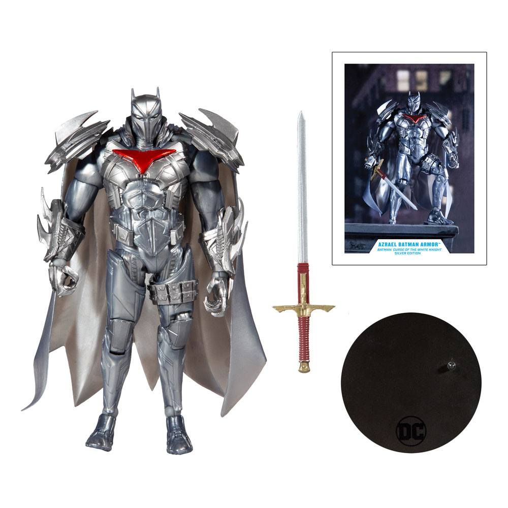McFarlane - DC Multiverse Actionfigur: Azrael Batman Armor (Batman Curse of the White Knight) Gold Label