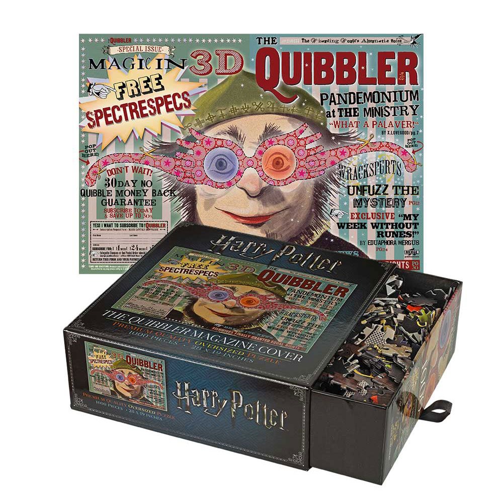 Noble Collection - Harry Potter: The Quibbler Magazine Cover Puzzle 1000 Teile - lootstore.de