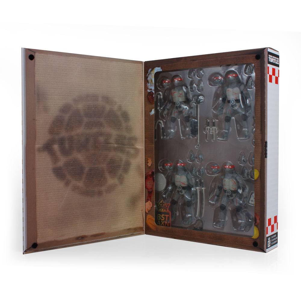 Loyal Subjects - TMNT BST AXN Actionfiguren 4er-Pack: Battle Damaged Turtles - lootstore.de