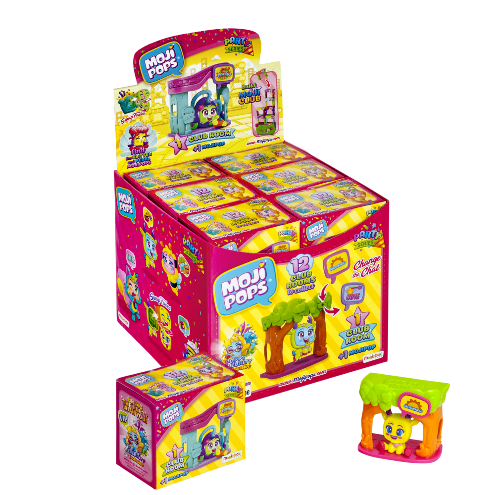 Magicbox Toys - MojiPops Party Series: Club Room Mystery Minifiguren Blindbox - lootstore.de