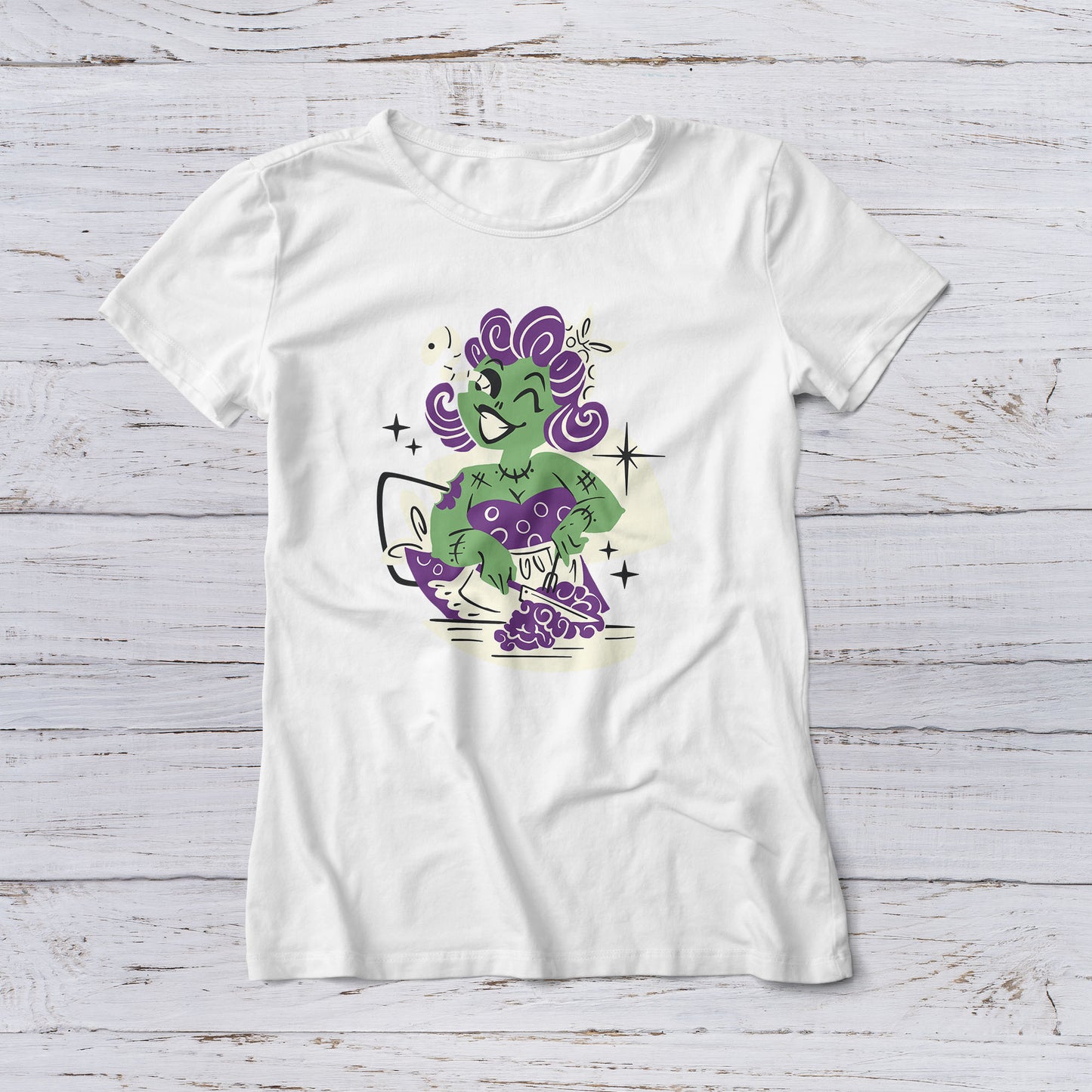 Lootgear - Cartoon World: Zombie Wife T-Shirt