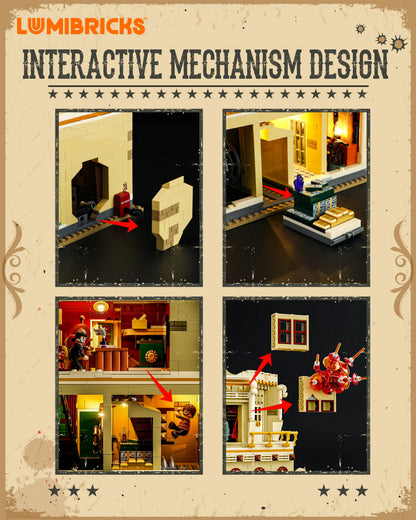 Lumibricks 14013 - Wild West: Western Bank