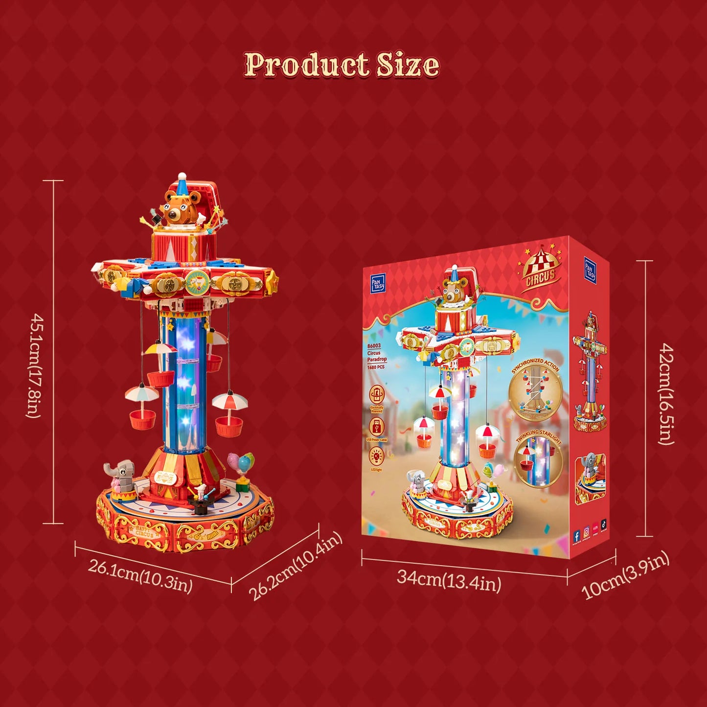 Pantasy 86003 - Originals: Circus Paradrop Karussell
