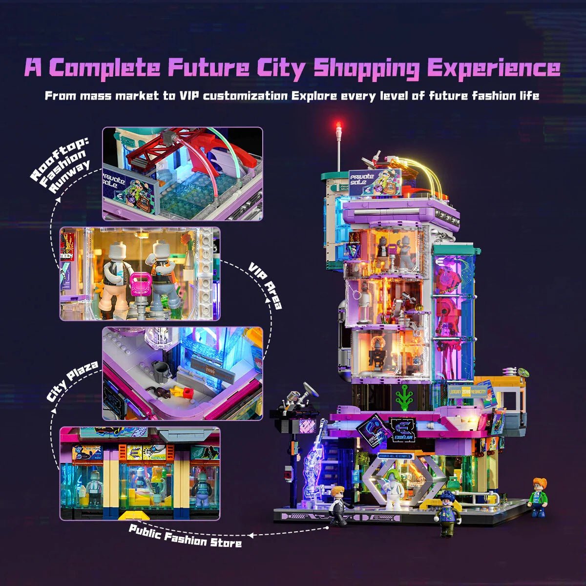 Lumibricks 17007 - Cyberpunk: Cyber Couture Galleria