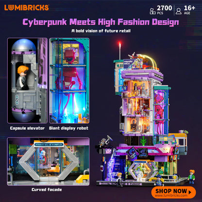 Lumibricks 17007 - Cyberpunk: Cyber Couture Galleria