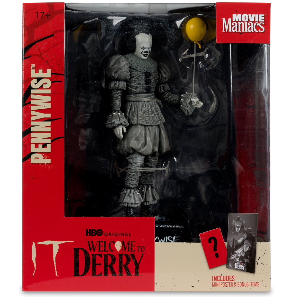 McFarlane - ES Welcome to Derry: Pennywise Schwarz Weiß