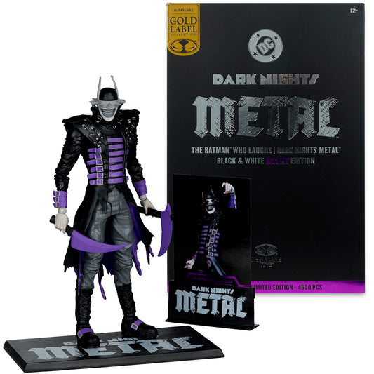 McFarlane - DC Multiverse Black and White: Batman Who Laughs