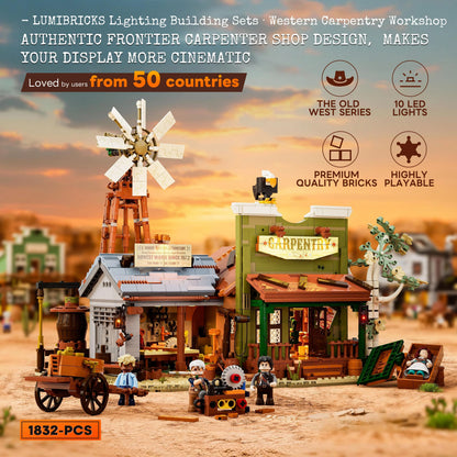 Lumibricks 14015 - Wild West: Western Carpentry Workshop
