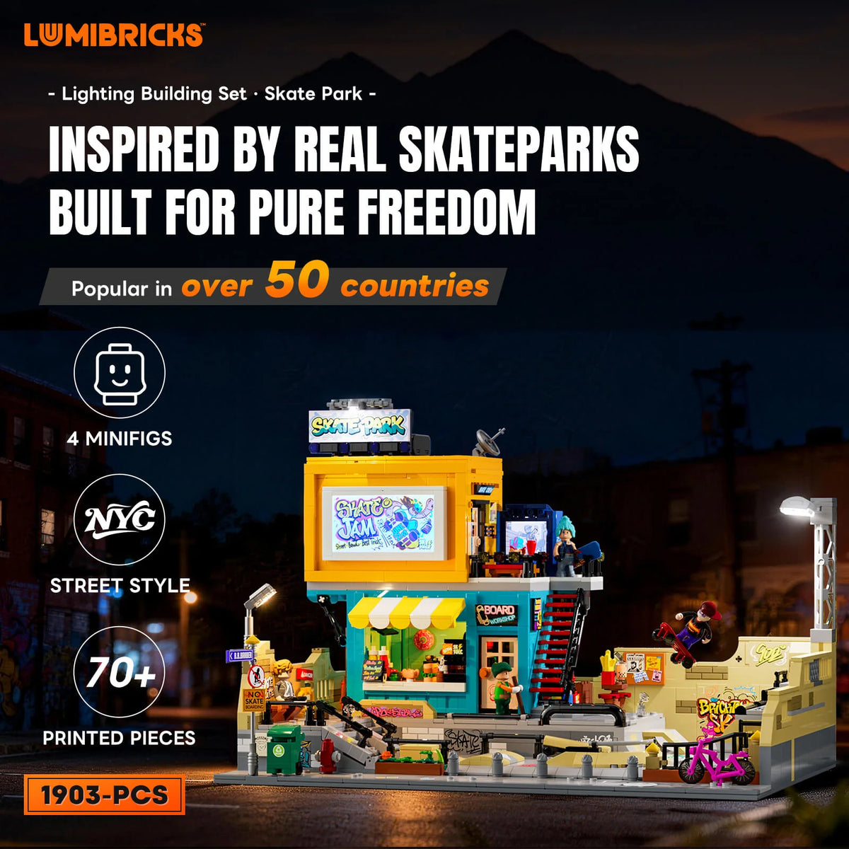 Lumibricks 19011 - Stadtleben: Skate Park