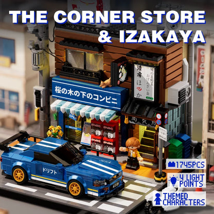 IAMBRICK 50105 - Japanese Street Cars: Corner Store & Izakaya