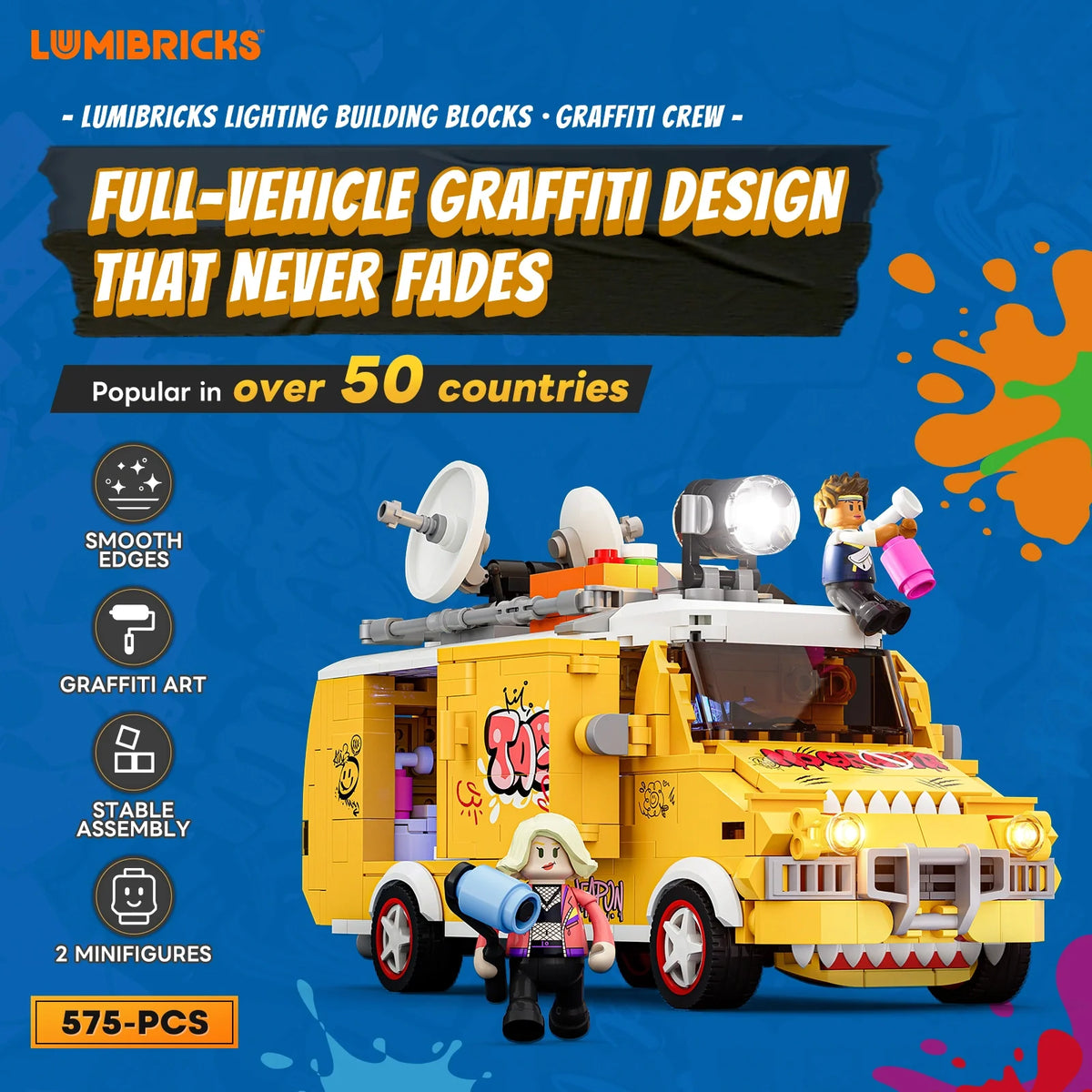 Lumibricks 19013 - Stadtleben: Graffiti Sprayer Crew