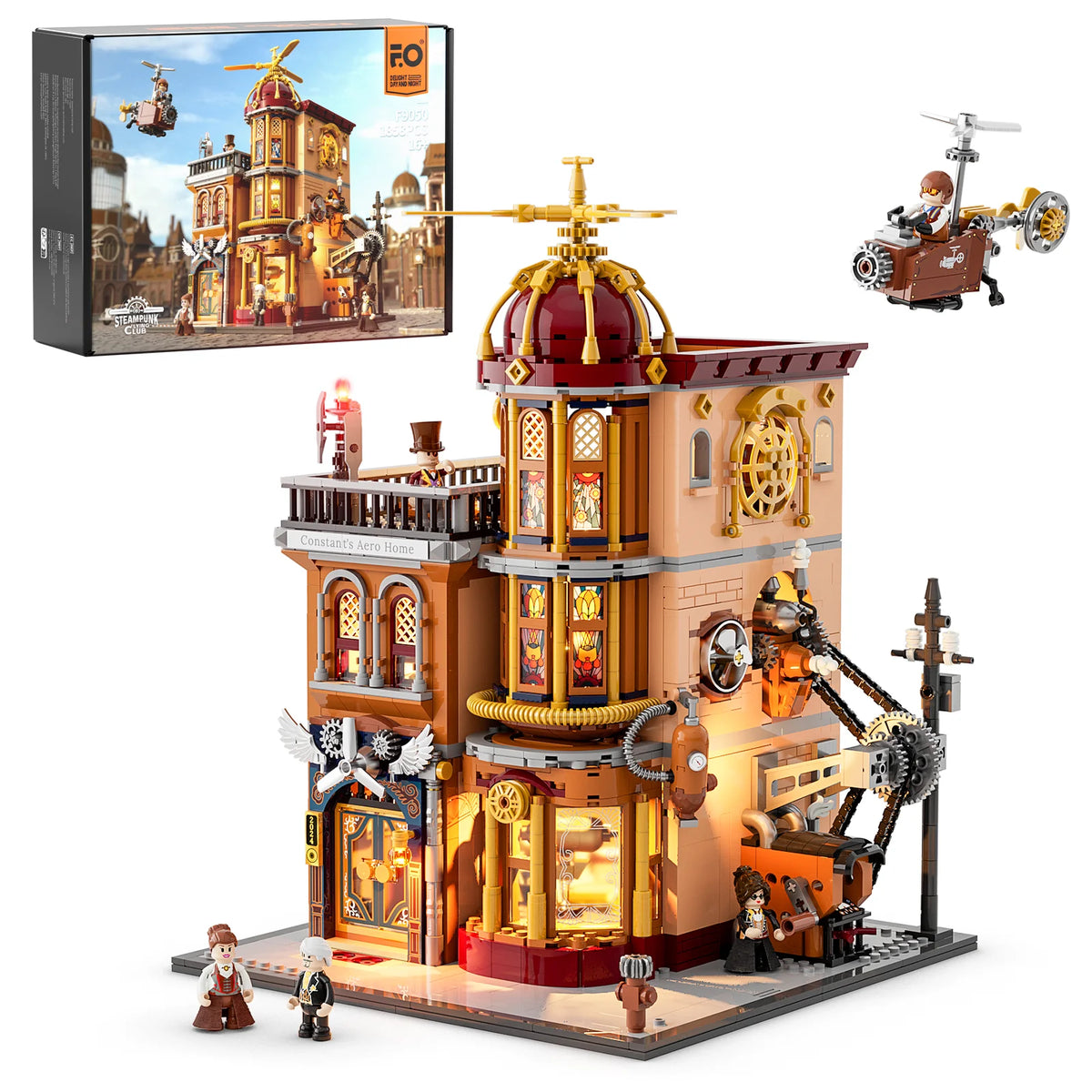Lumibricks 11007 - Steampunk: Flying Club