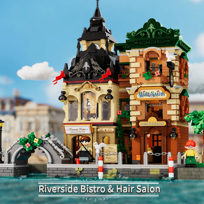 IAMBRICK 40103 - Riverside: Bistro und Friseur