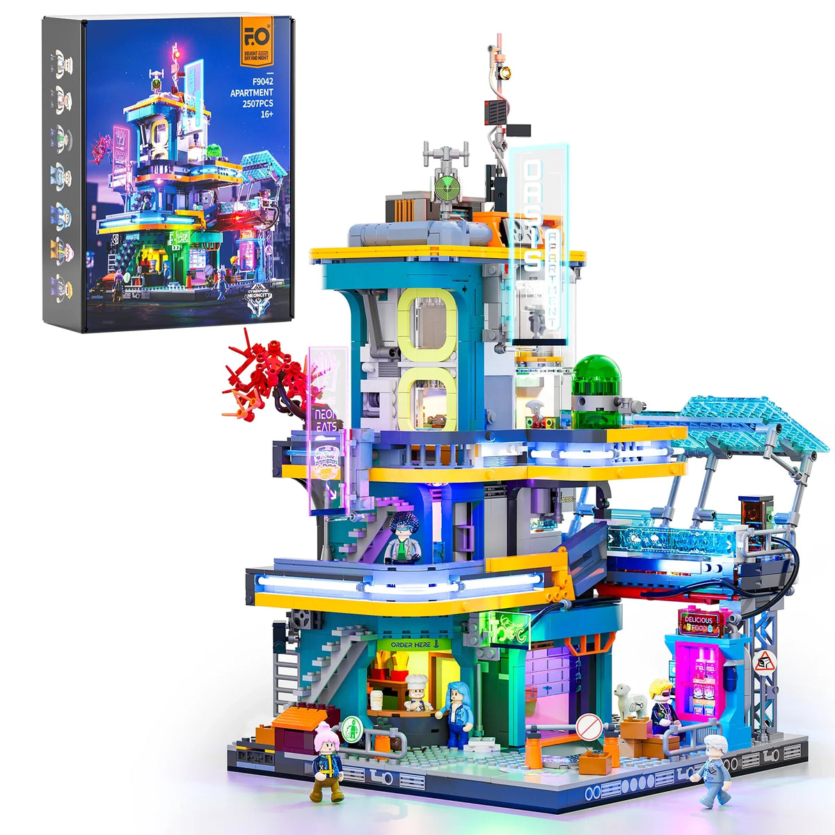Lumibricks 17001 - Cyberpunk: Apartment