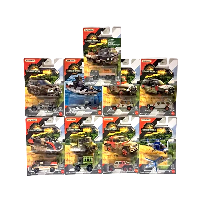 Matchbox JGL59 - Jurassic World Rebirth: Fahrzeug Wählen 1:64