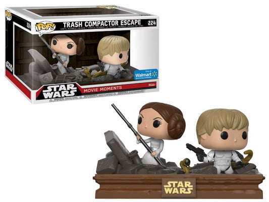 Funko POP! Star Wars - Movie Moments: Luke & Leia Trash Compactor