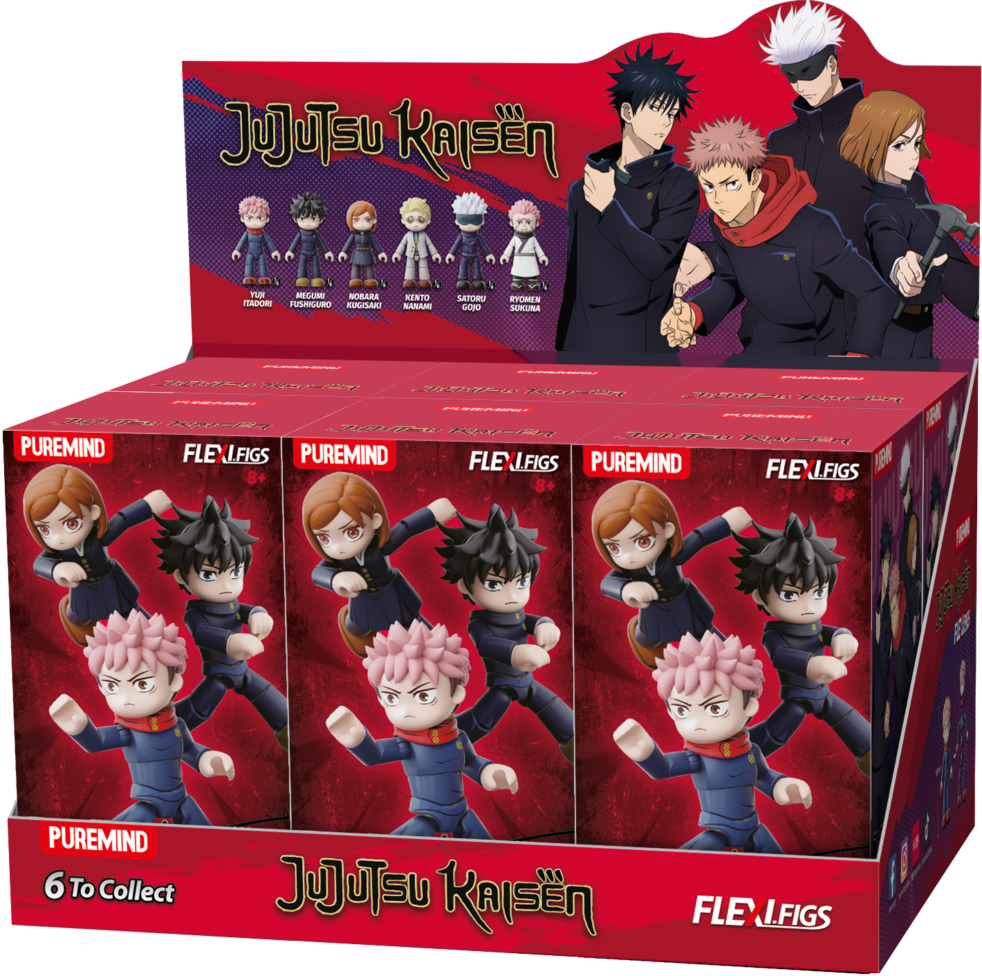 Puremind / Pantasy - FlexiFigs: Jujutsu Kaisen Blindboxen
